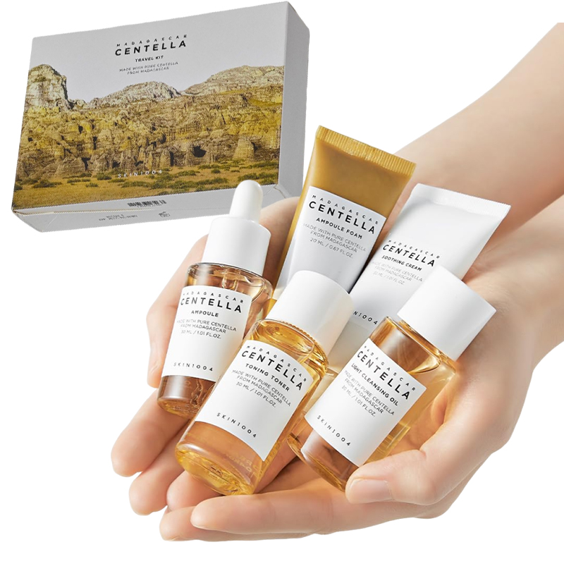 Luxury Skincare Kit - Centella Travel Travel Kit Toner Ampoule