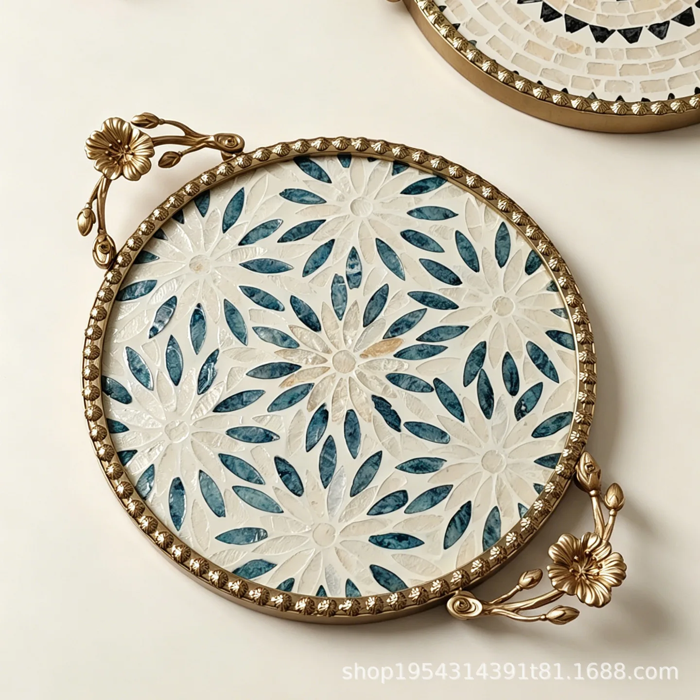 Luxury Skincare Tray - DSA new Chinese retro light luxury