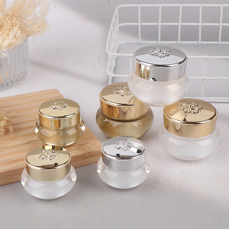 Luxury Skincare Bottles - Acrylic Empty Travel Cream Jars 5/10/20g