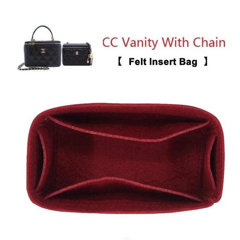 Luxury Skincare Containers - Felt Insert Bag Organizer for CC