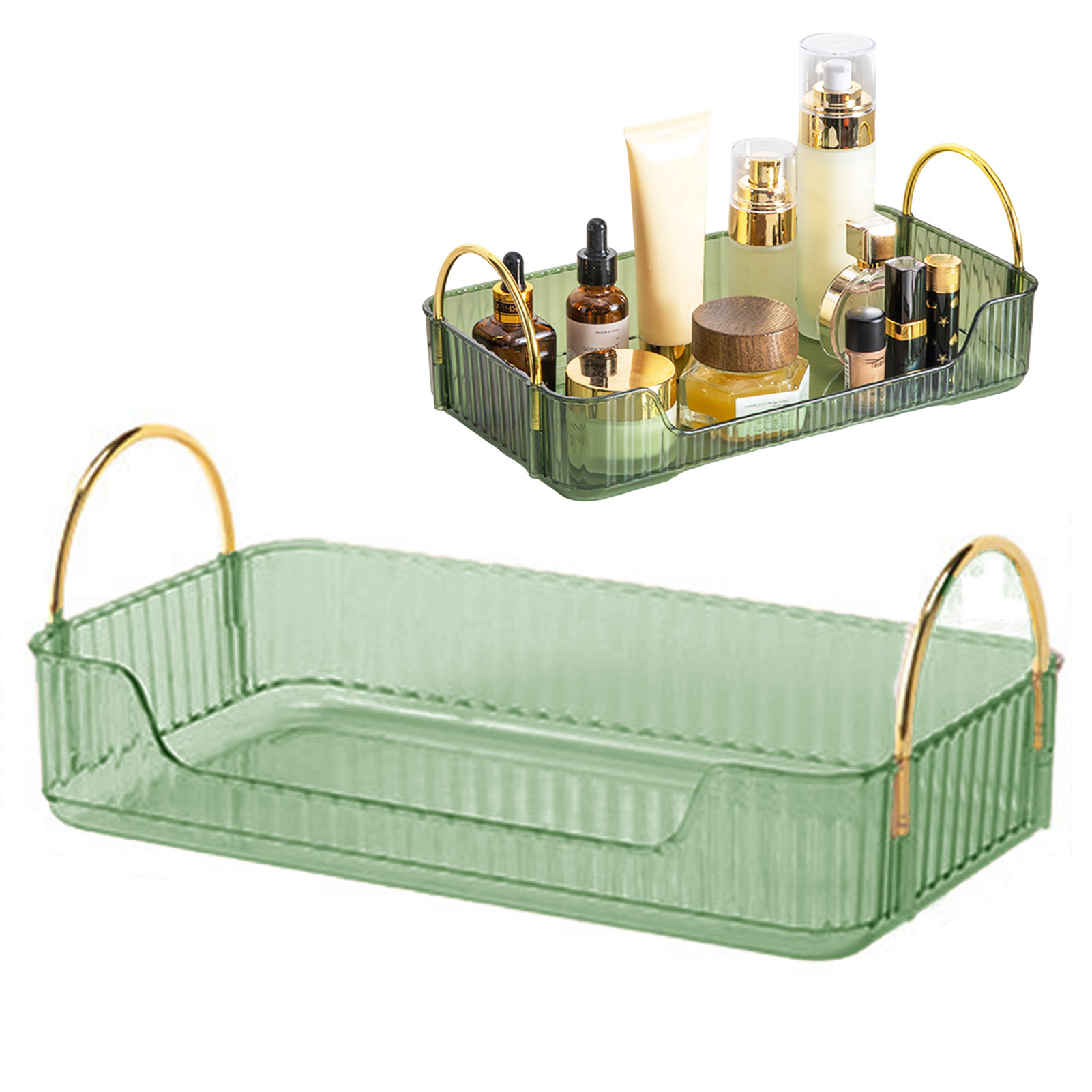 Bathroom Organizer Rack Light  - Luxury Skincare Tray recension och pris