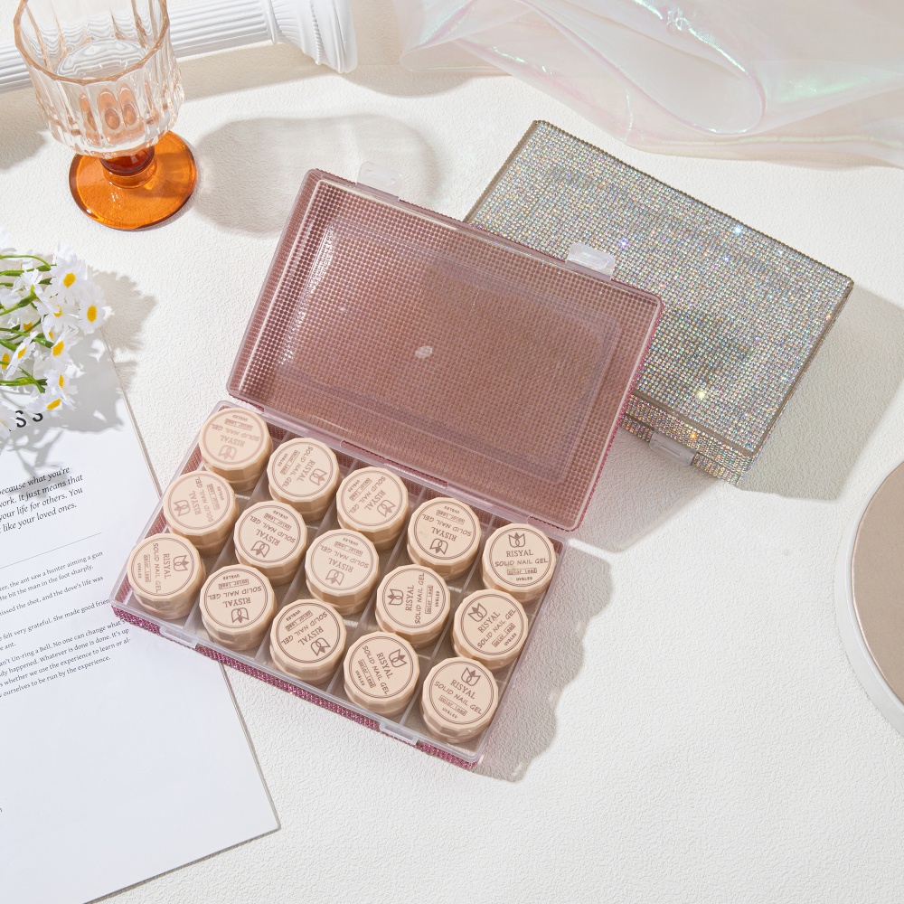 Luxury Shiny Rhinestone Storag - Luxury Skincare Containers recension och pris