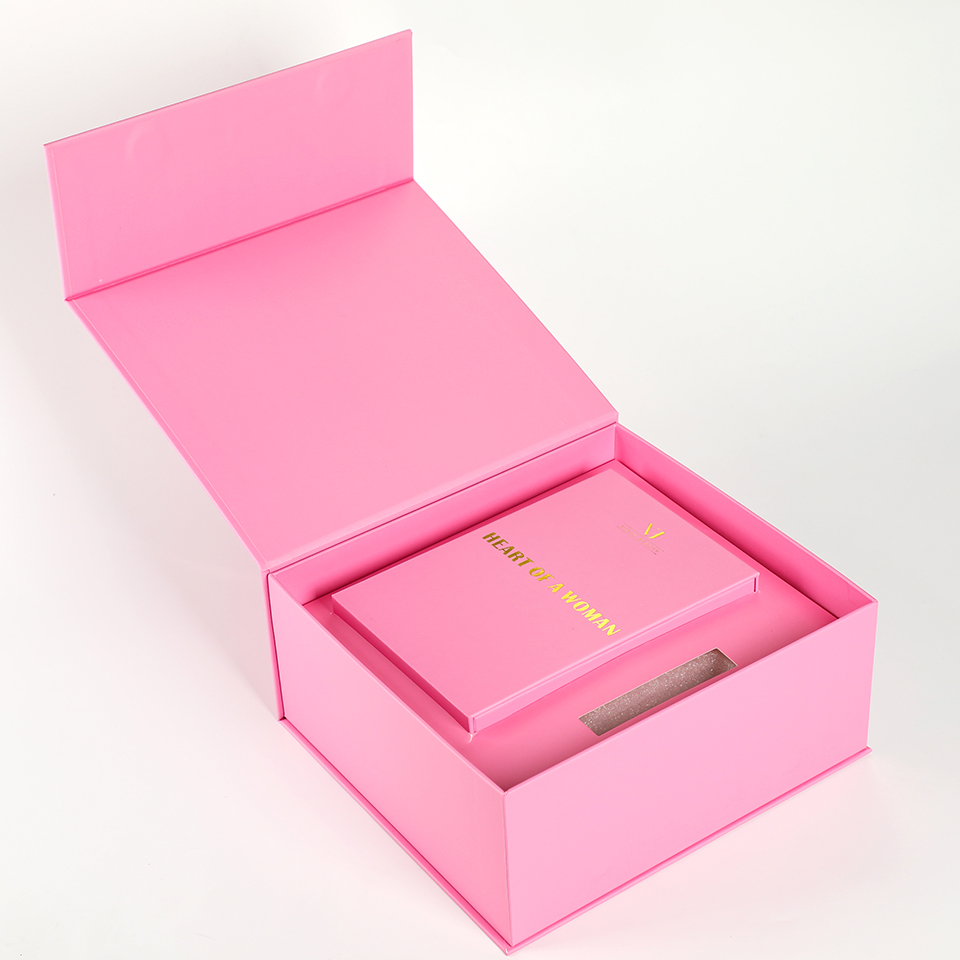 Custom Luxury Pink With Paper  - Luxury Skincare Gift Box recension och pris