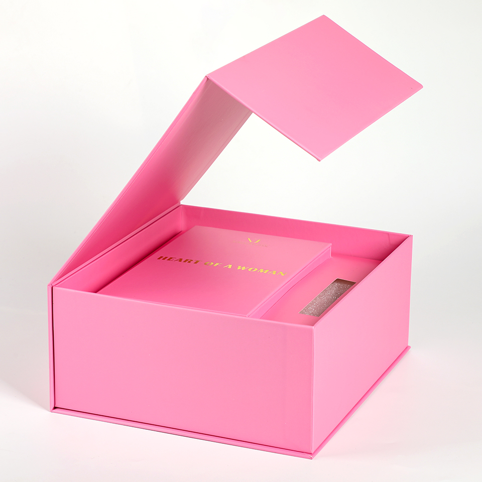 Custom Luxury Pink With Paper  - Luxury Skincare Gift Box recension och pris