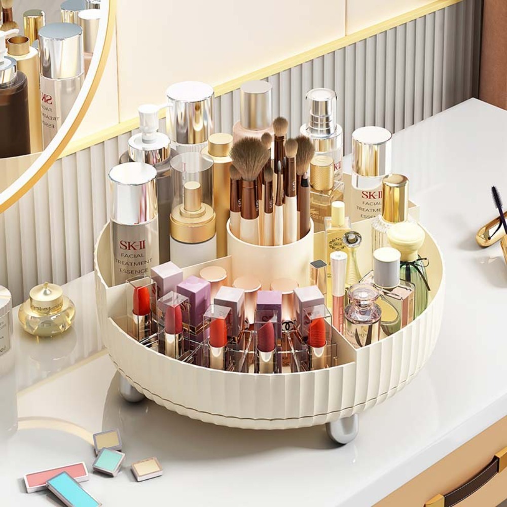 Rotating luxury cosmetics stor - Luxury Skincare Tray recension och pris