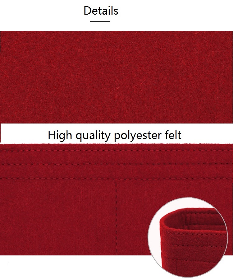 Felt Insert Bag Organizer for  - Luxury Skincare Containers recension och pris