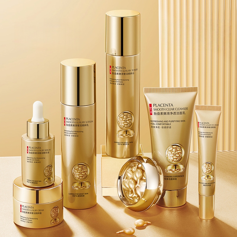 Placenta Skin Care Seven-Piece - Luxury Skincare Kit recension och pris
