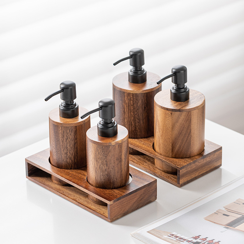 Walnut wood press-type portion - Luxury Skincare Bottles recension och pris
