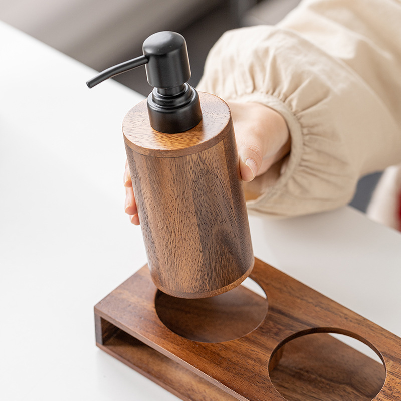 Walnut wood press-type portion - Luxury Skincare Bottles recension och pris