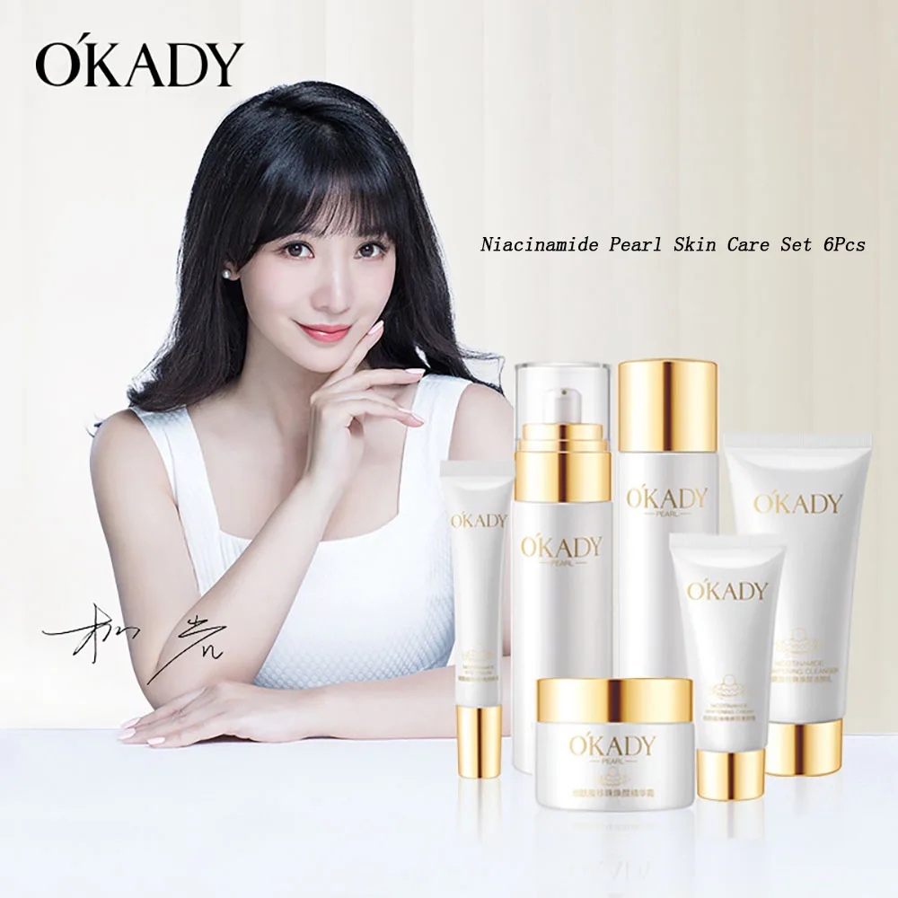 OKADY Niacinamide Pearl Face S - Luxury Skincare Kit recension och pris