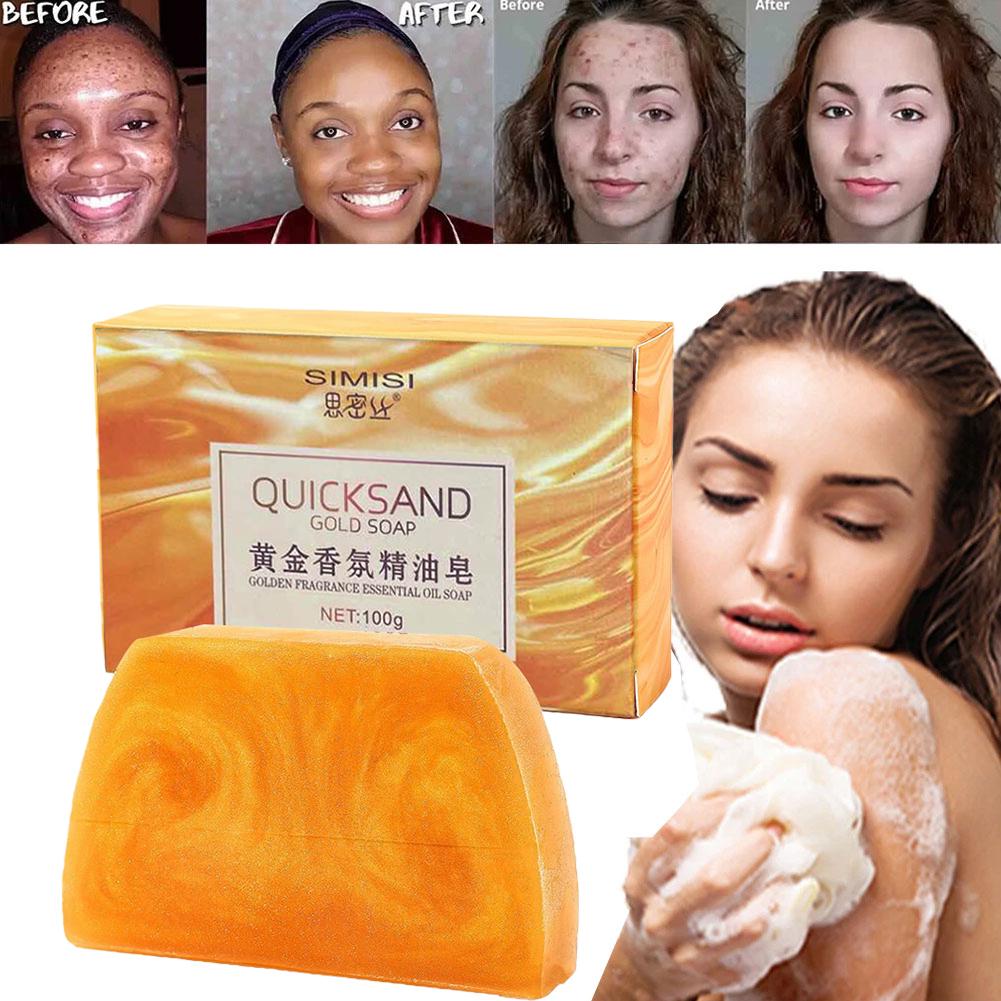 Handmade Gold Soap Trapezoidal - Luxury Skincare Oil recension och pris
