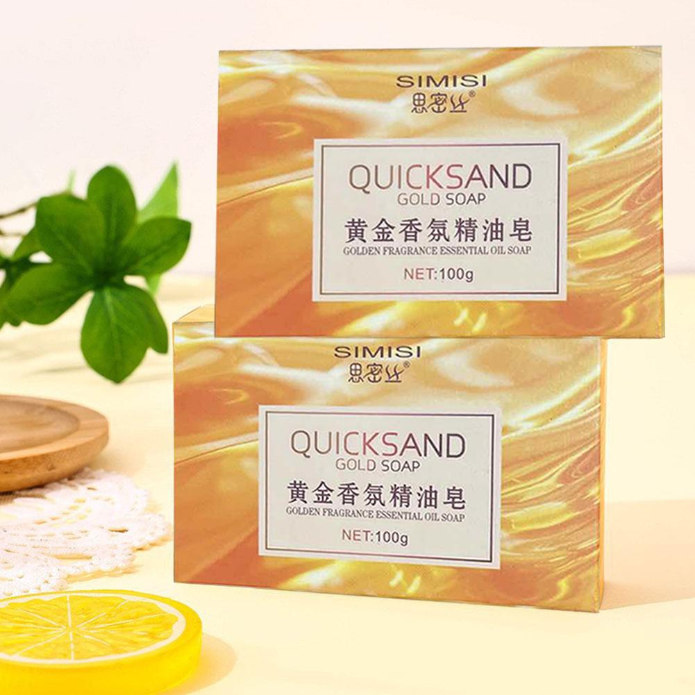 Handmade Gold Soap Trapezoidal - Luxury Skincare Oil recension och pris