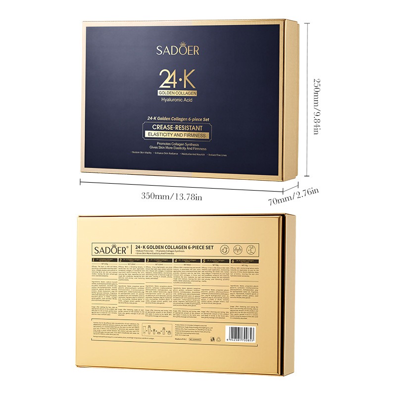 24K Gold Collagen Protein Skin - Luxury Skincare Kit recension och pris