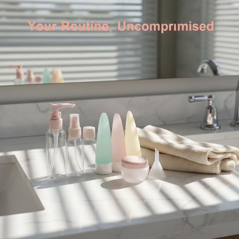 Luxury Travel Bottles Set 11in - Luxury Skincare Bottles recension och pris
