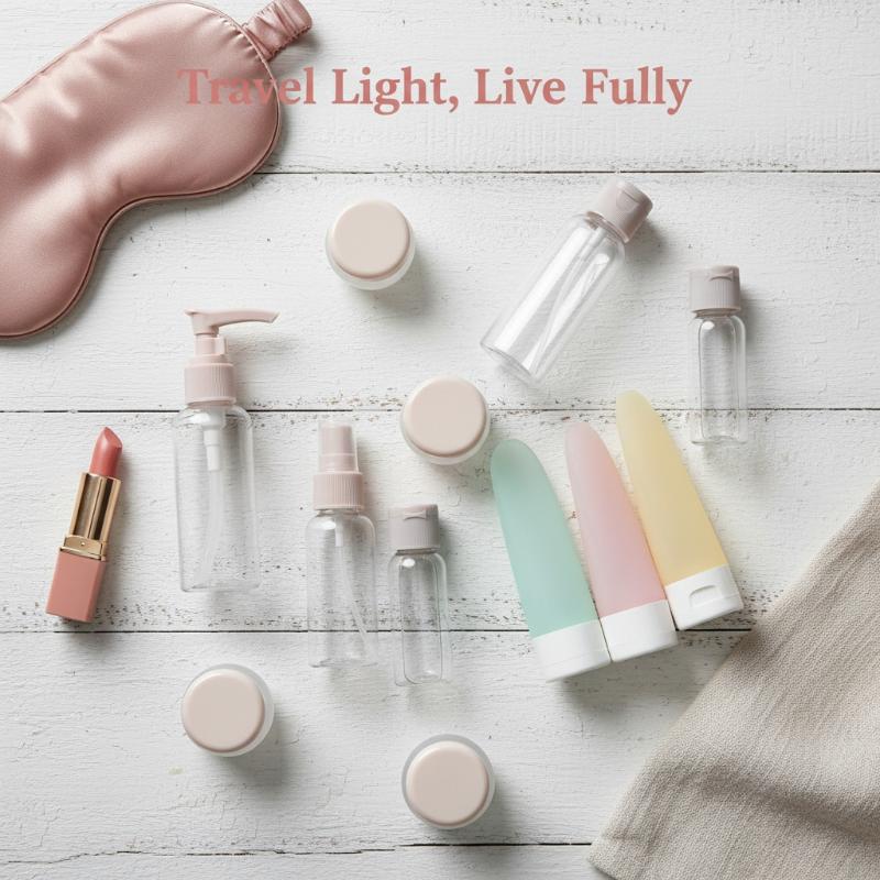 Luxury Travel Bottles Set 11in - Luxury Skincare Bottles recension och pris