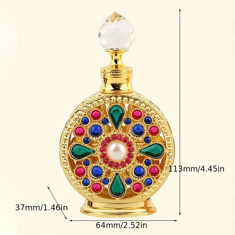 12ML Perfume Bottle Metal Empt - Luxury Skincare Oil recension och pris