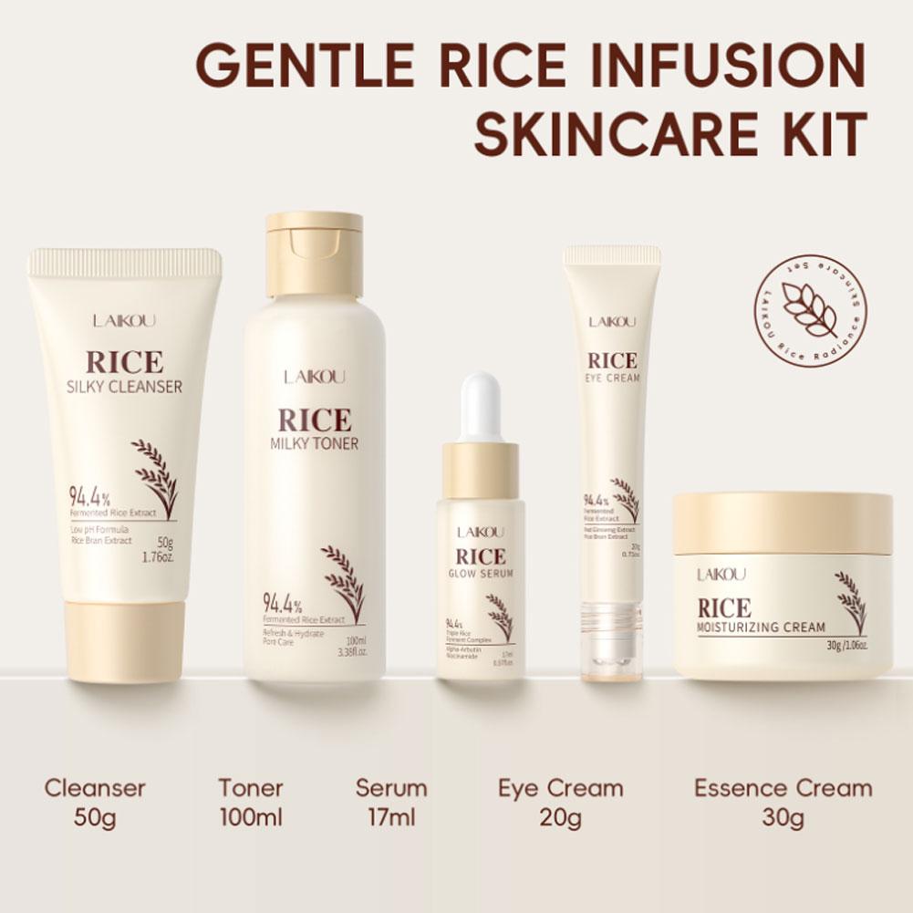 Rice Skin Care Set for Women & - Luxury Skincare Kit recension och pris