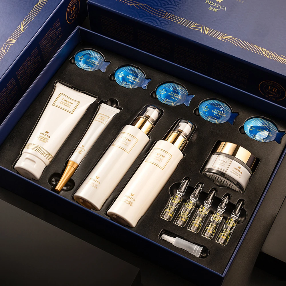 15PCS Caviar Skin Care Set Fac - Luxury Skincare Kit recension och pris