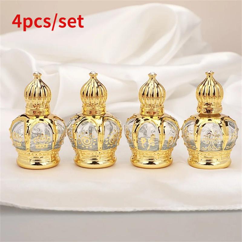 4pcs/set Luxury Golden Essenti - Luxury Skincare Bottles recension och pris